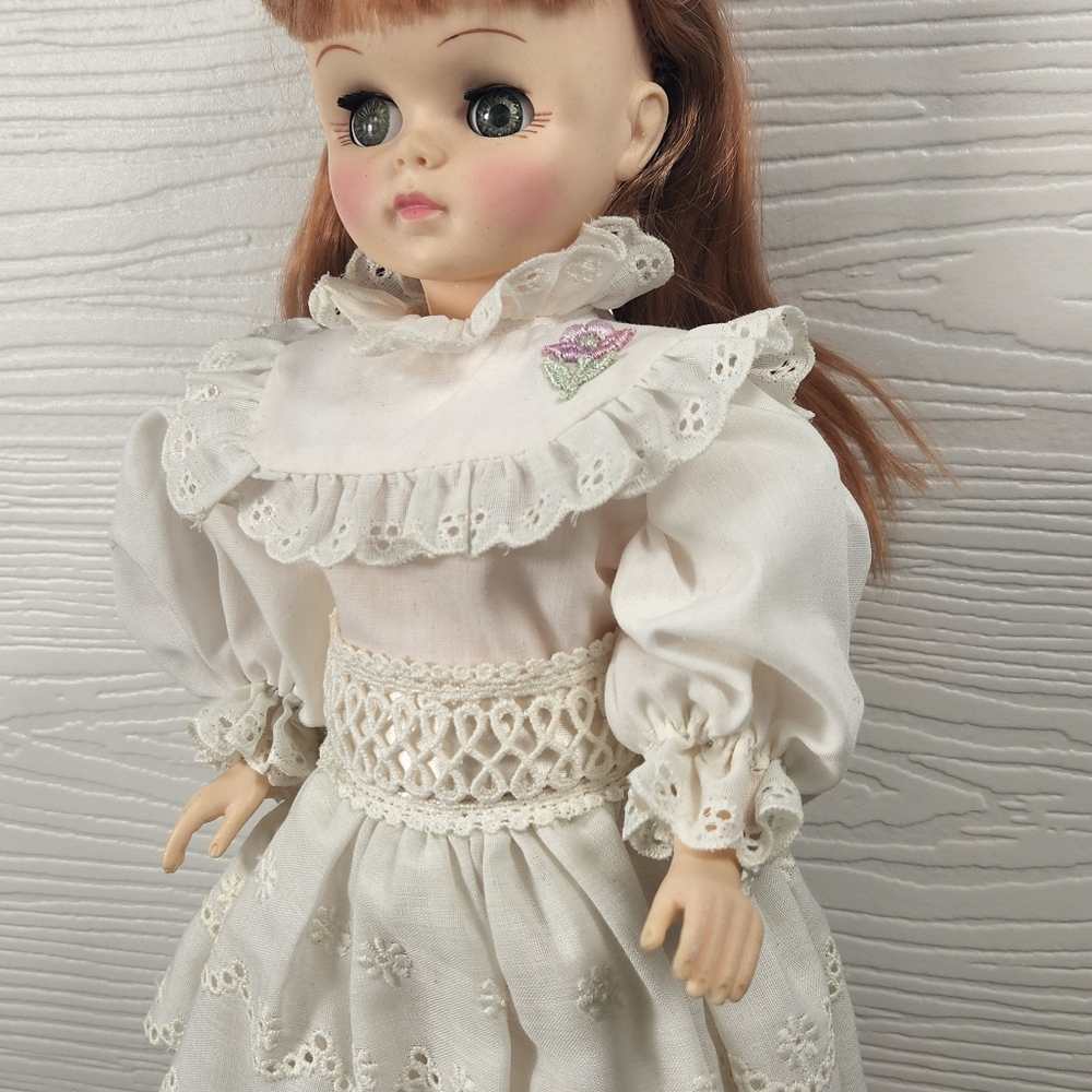 Vintage Mid-century 1966 Effanbee Chipper Doll 14.5 Inch Red Hair Sleepy eyes - Picture 4 of 9